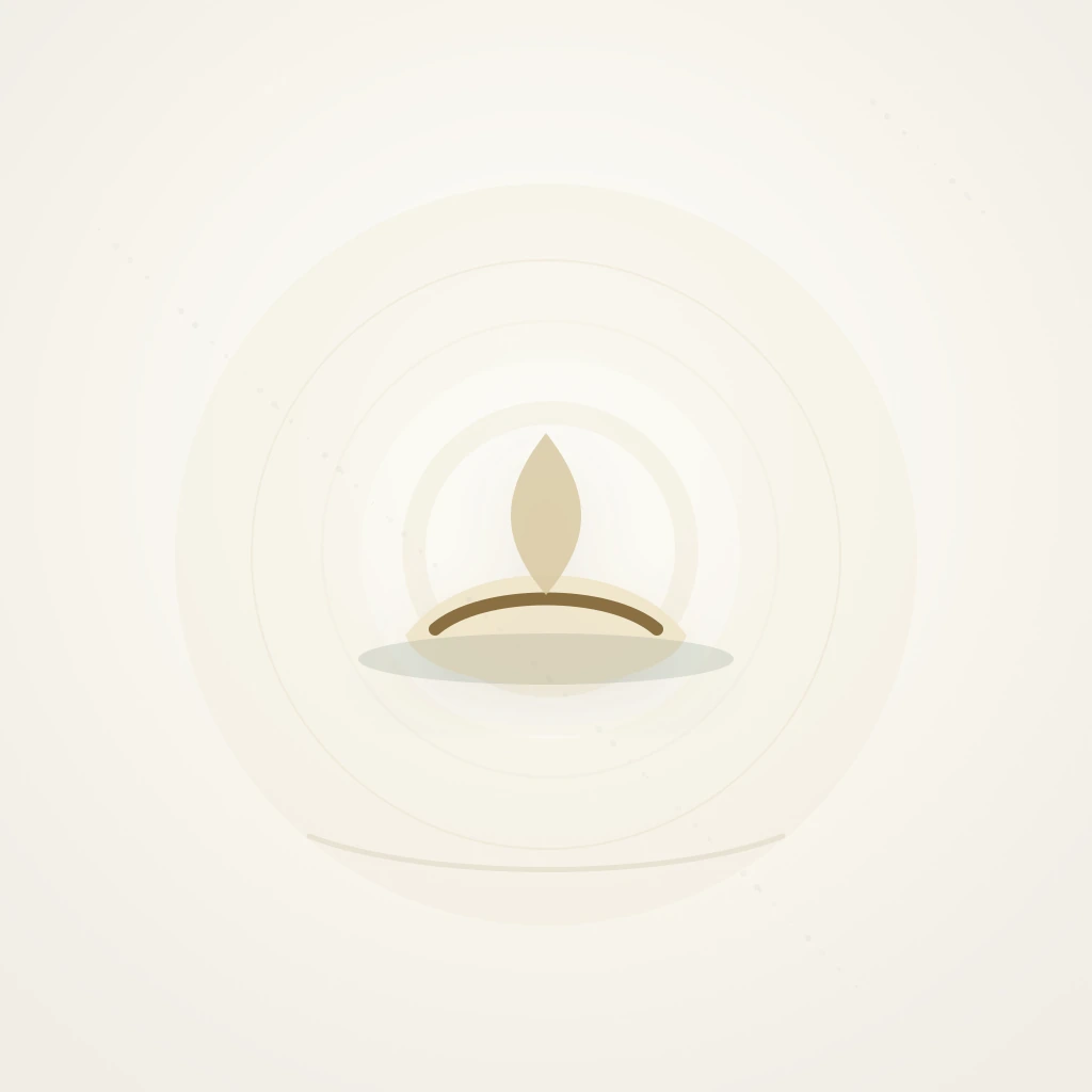 Symbolic editorial illustration representing servitude, tawheed, and devotion to Allah