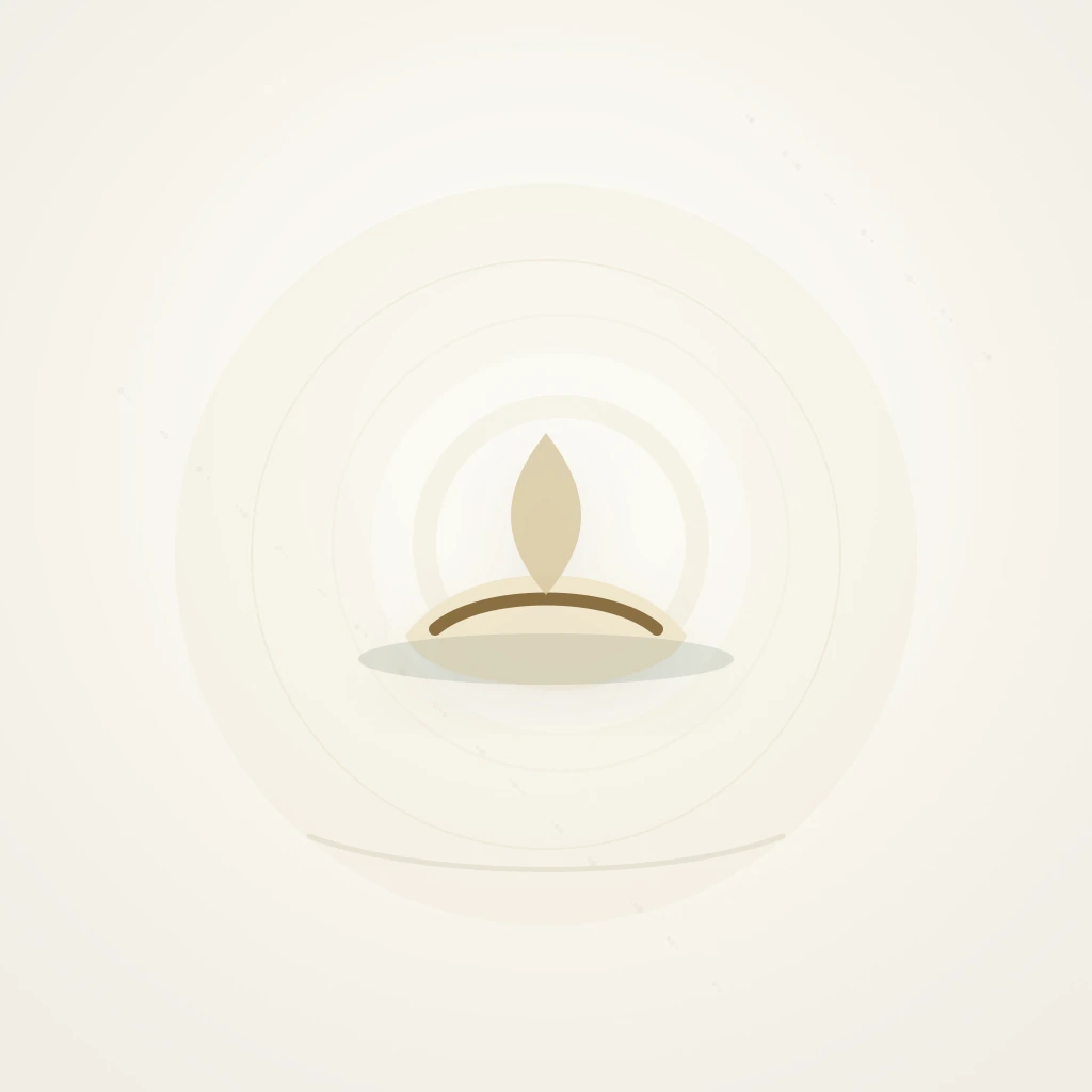 Symbolic editorial illustration representing servitude, tawheed, and devotion to Allah