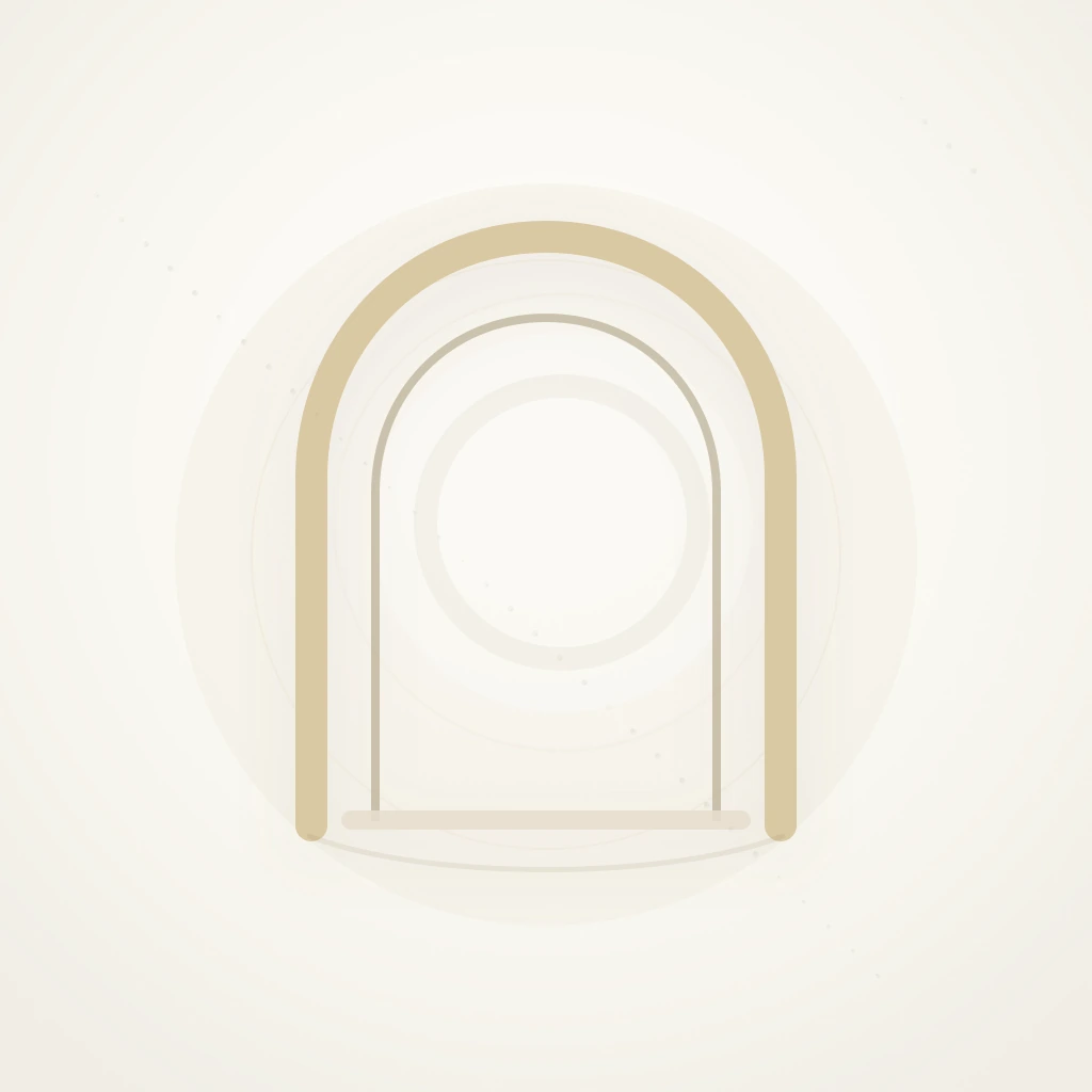 Symbolic editorial illustration representing modern surname style