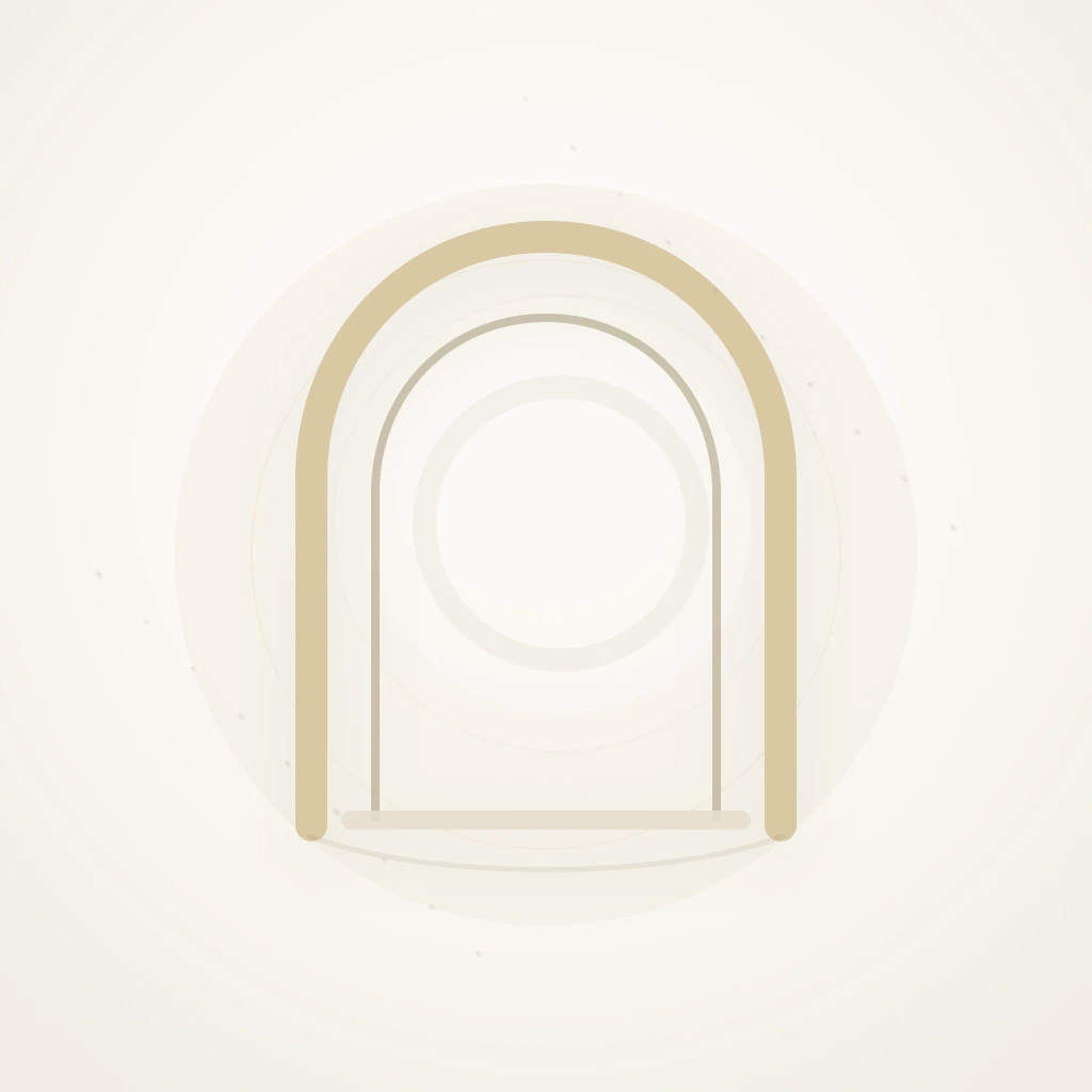 Symbolic editorial illustration representing strength and protection