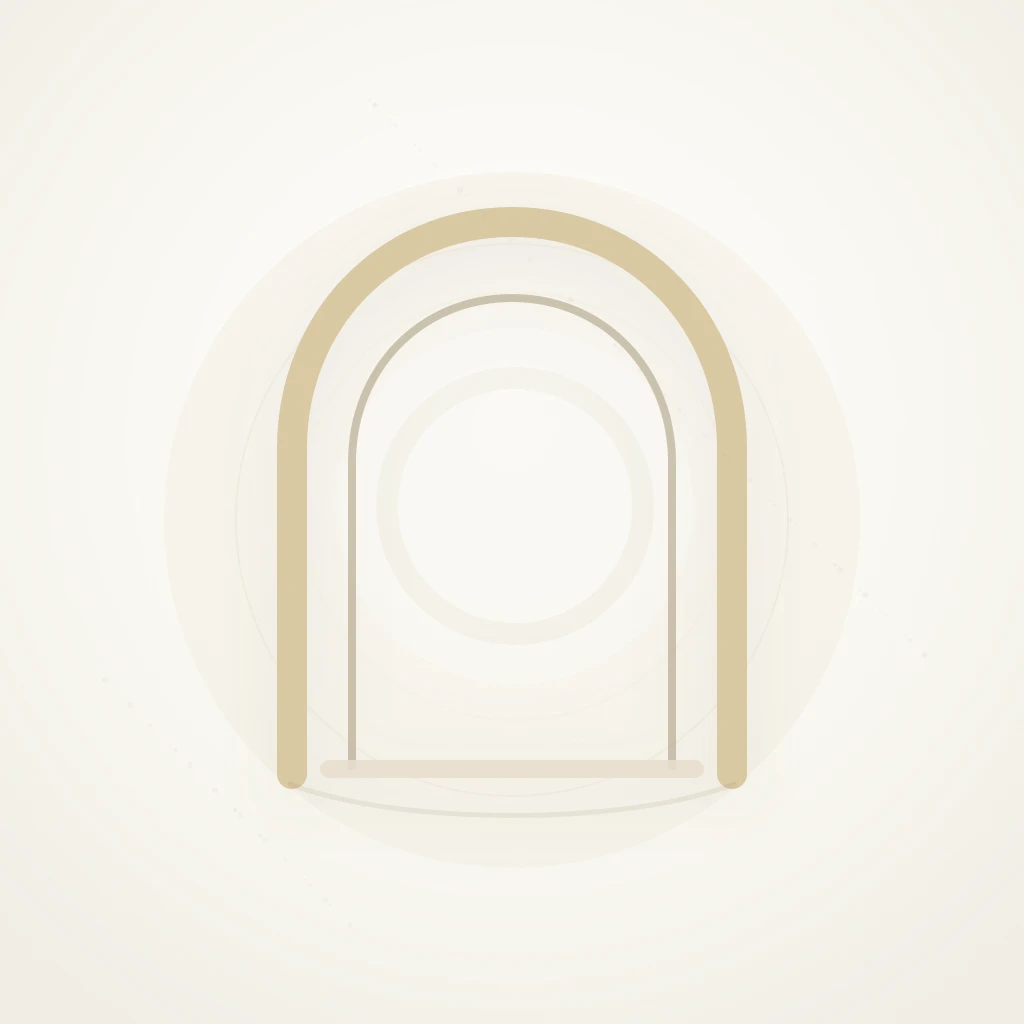 Symbolic editorial illustration representing virtue and the meaning of Basheer