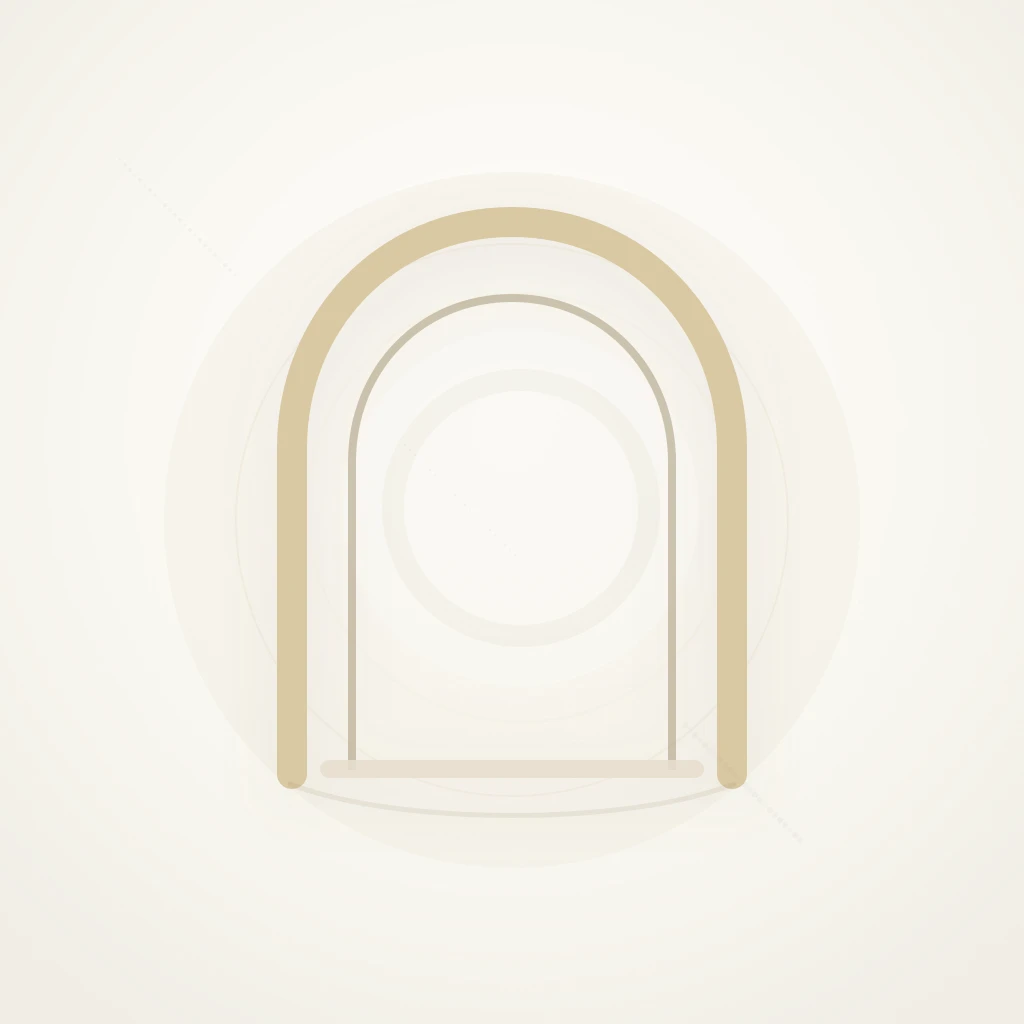 Symbolic editorial illustration representing modern surname style
