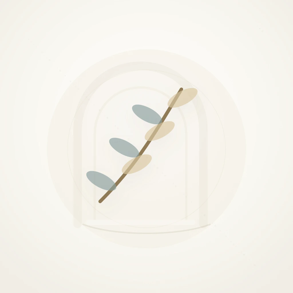 Symbolic editorial illustration representing purpose and destiny