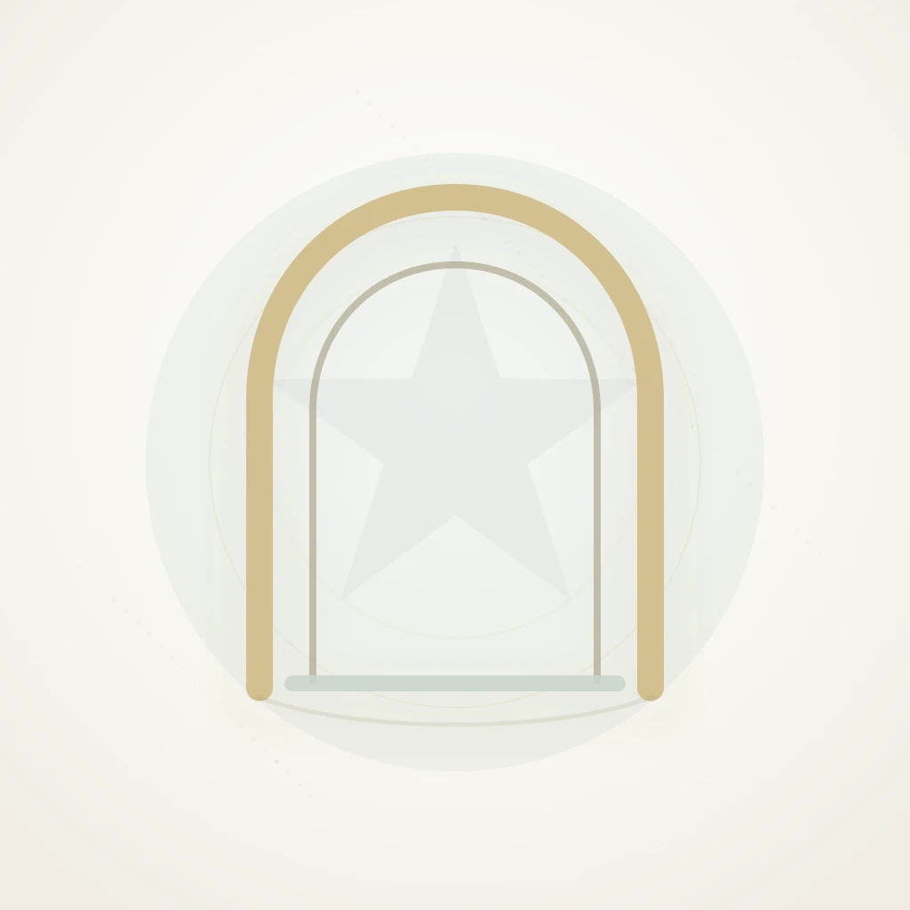 Symbolic editorial illustration representing faith and the meaning of Dina