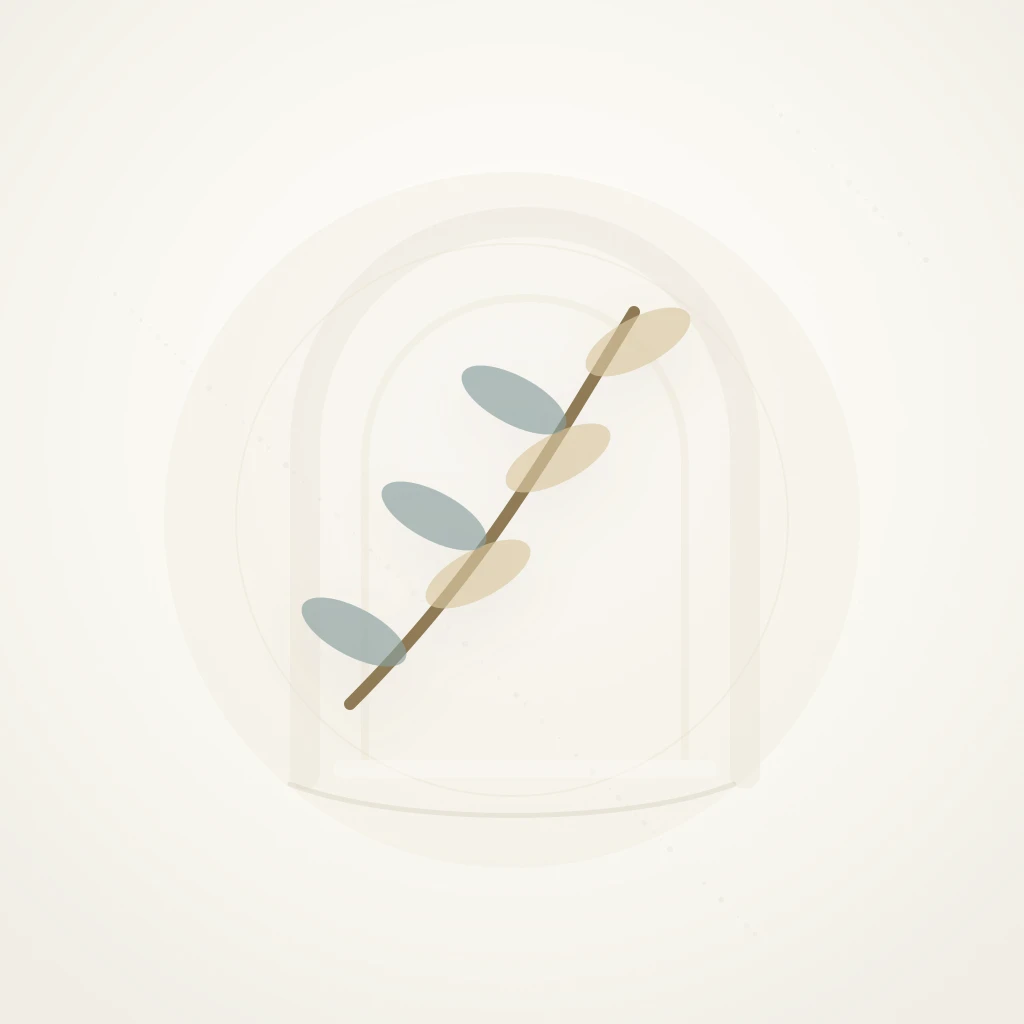 Symbolic editorial illustration representing adventure and the outdoors