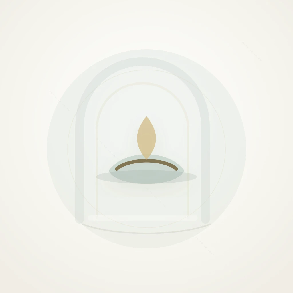 Symbolic editorial illustration representing faith and the meaning of Iman