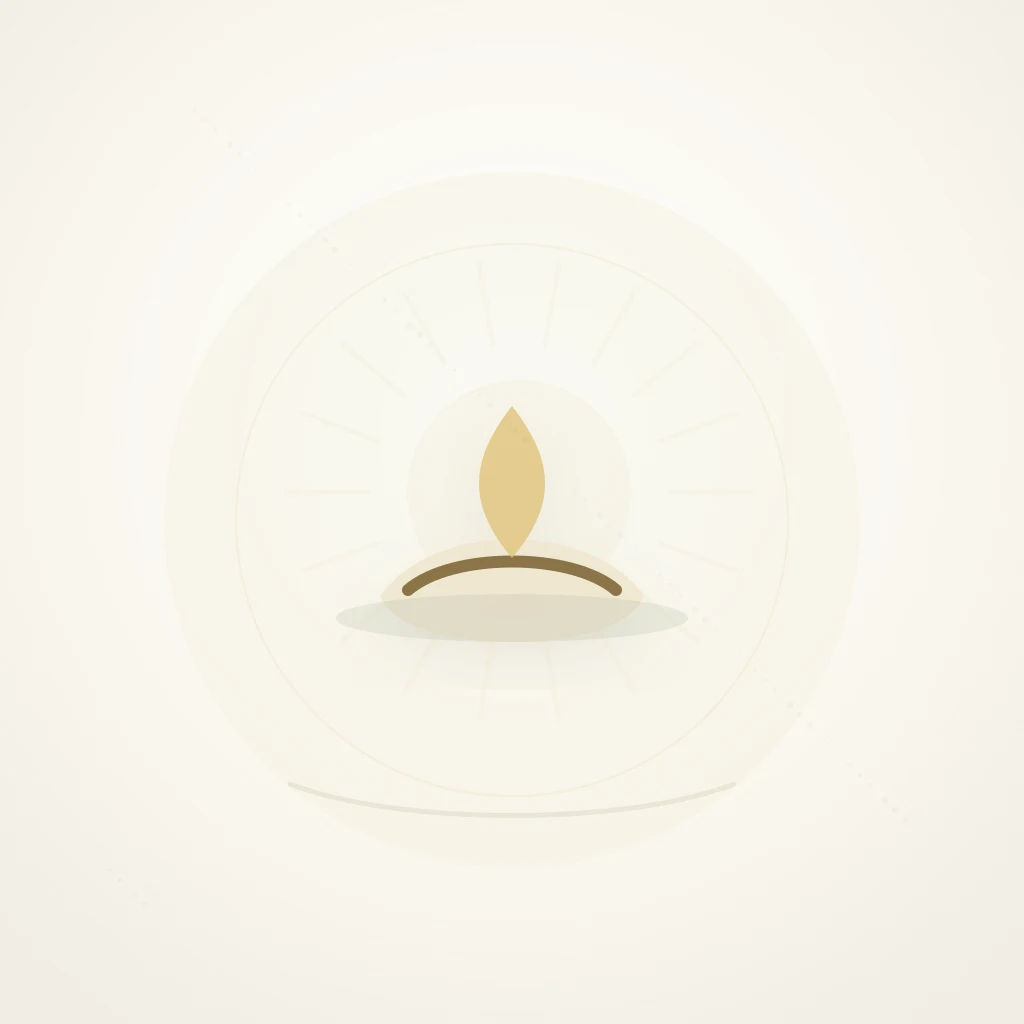 Symbolic editorial illustration representing virtue and the meaning of Kamran