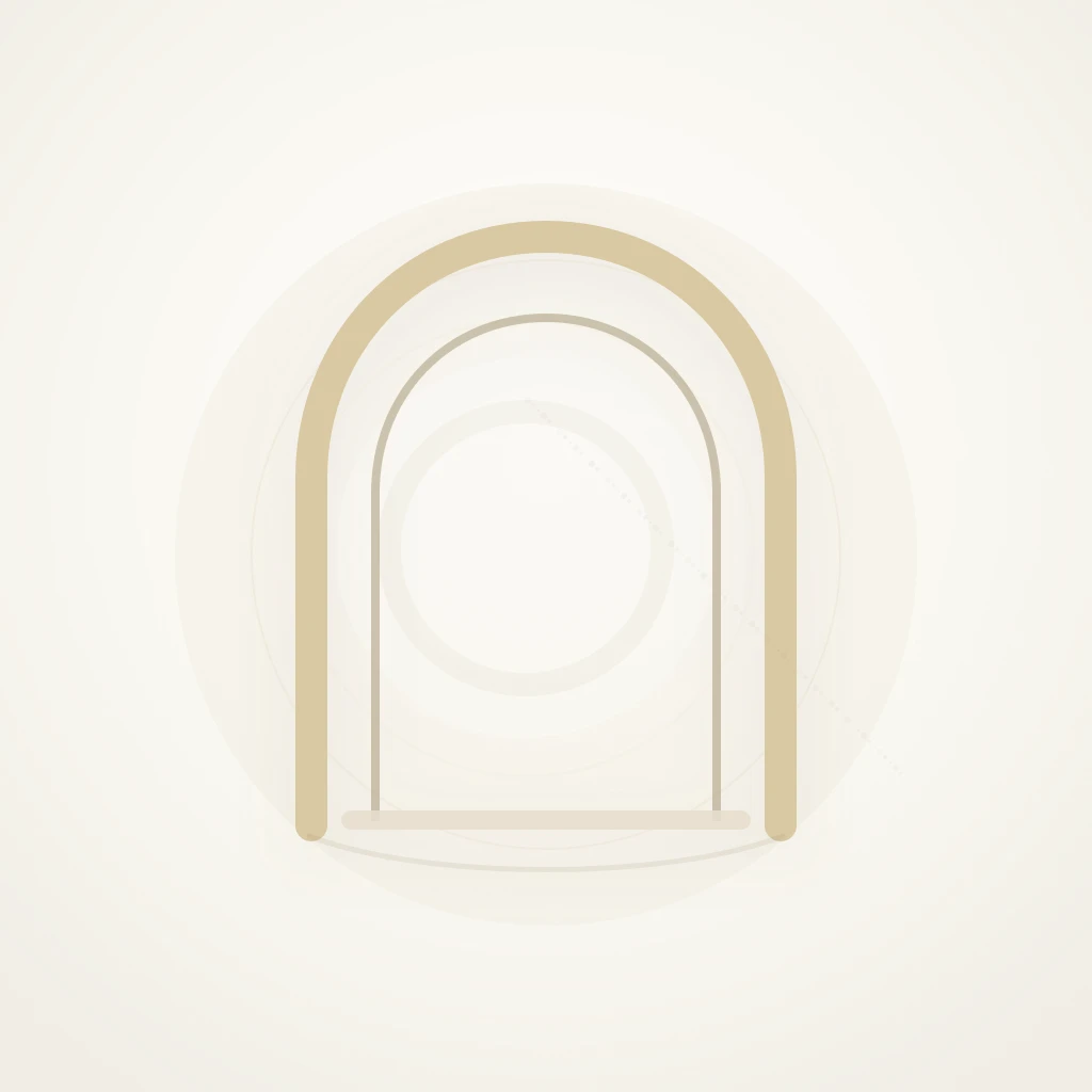 Symbolic editorial illustration representing noble and the meaning of Khadija