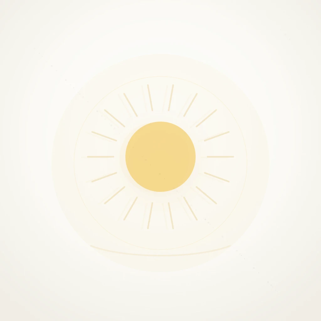 Symbolic editorial illustration representing light and the Gospel