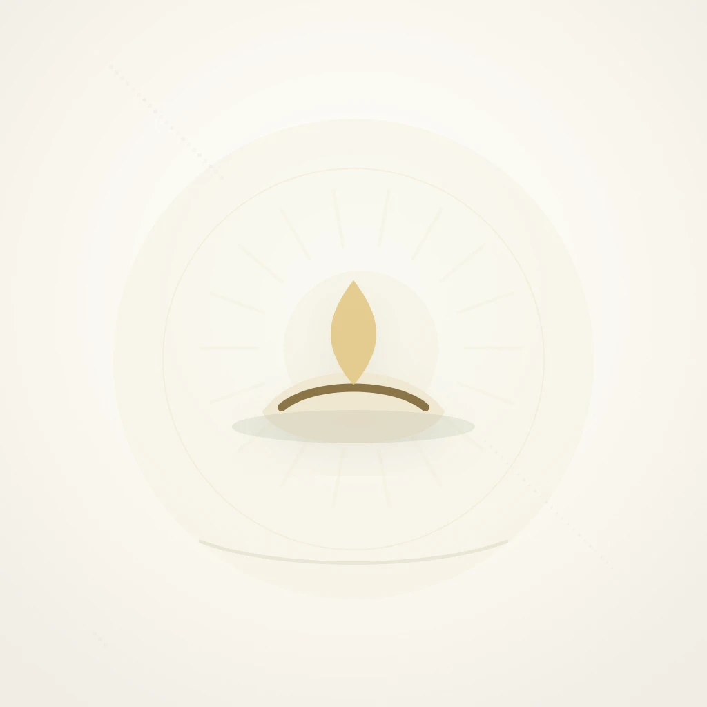 Symbolic editorial illustration representing divine gift and discipleship