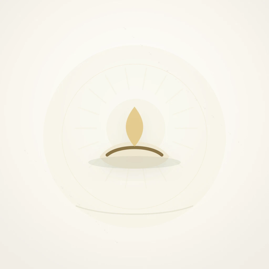 Symbolic editorial illustration representing divine gift and integrity