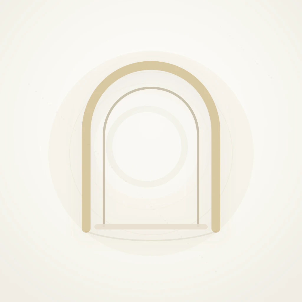 Symbolic editorial illustration representing heavenly beauty