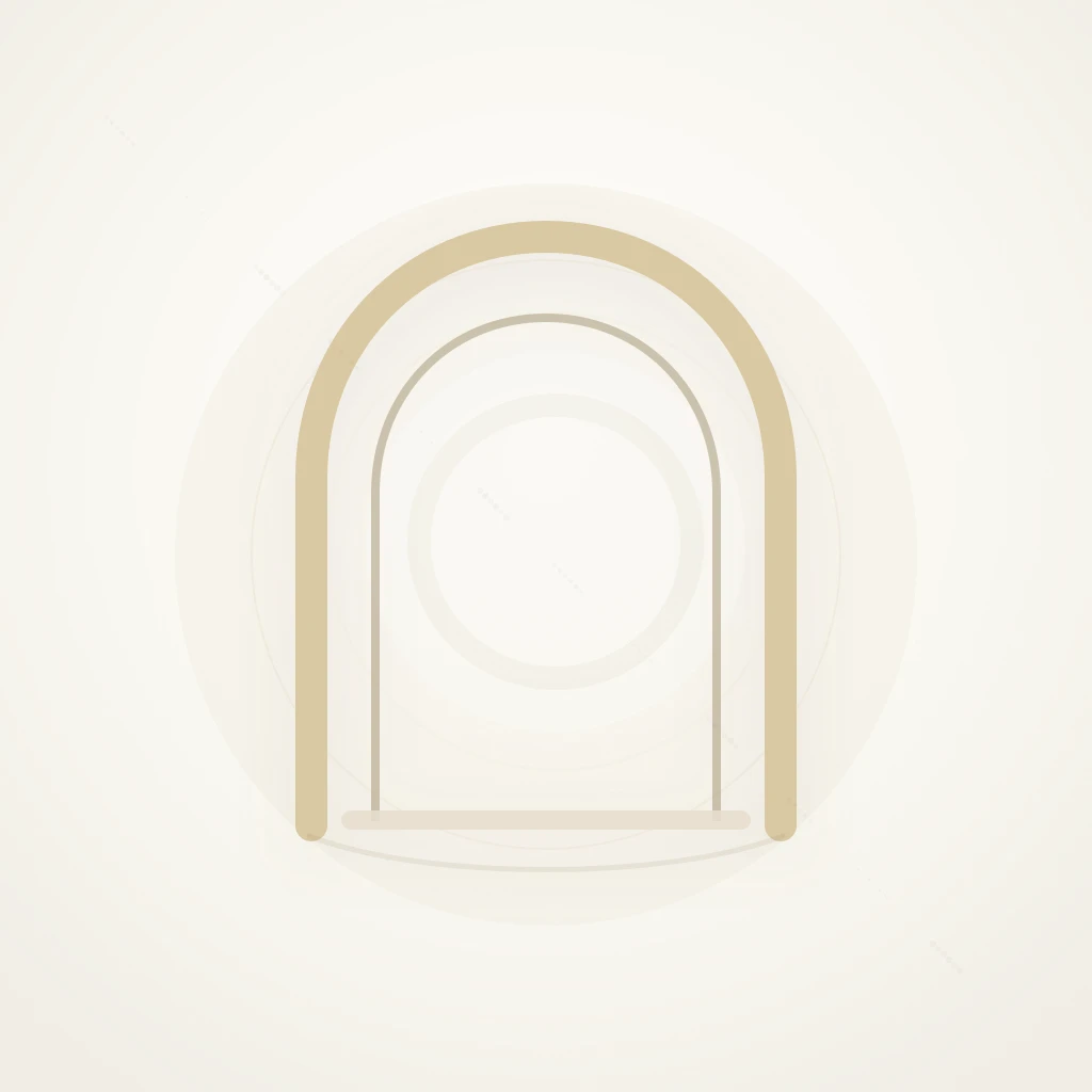 Symbolic editorial illustration representing virtue and the meaning of Omair