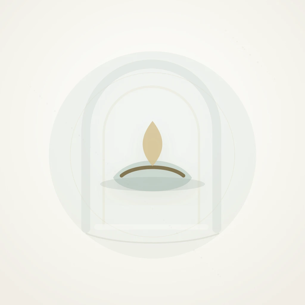 Symbolic editorial illustration representing matriarchal grace and faith