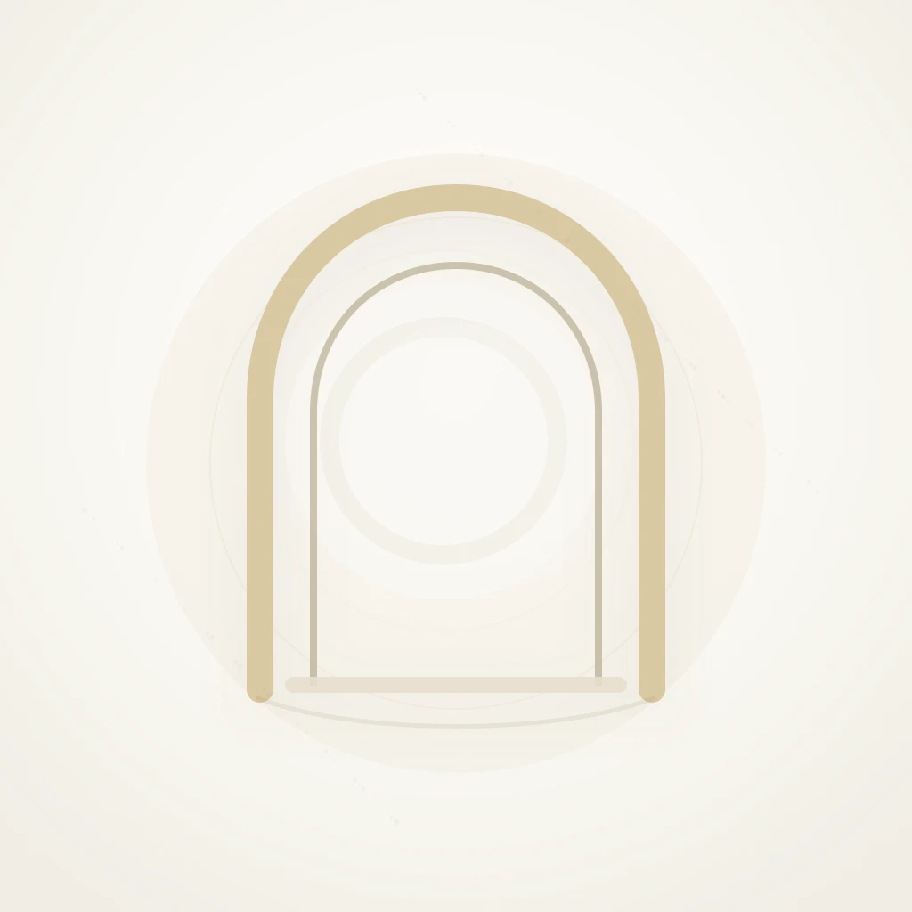 Symbolic editorial illustration representing virtue and the meaning of Sakina