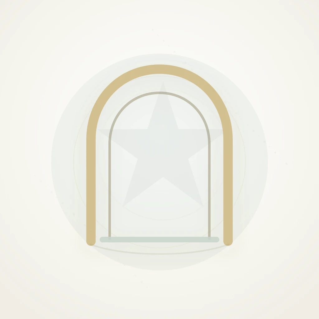 Symbolic editorial illustration representing honor and faith