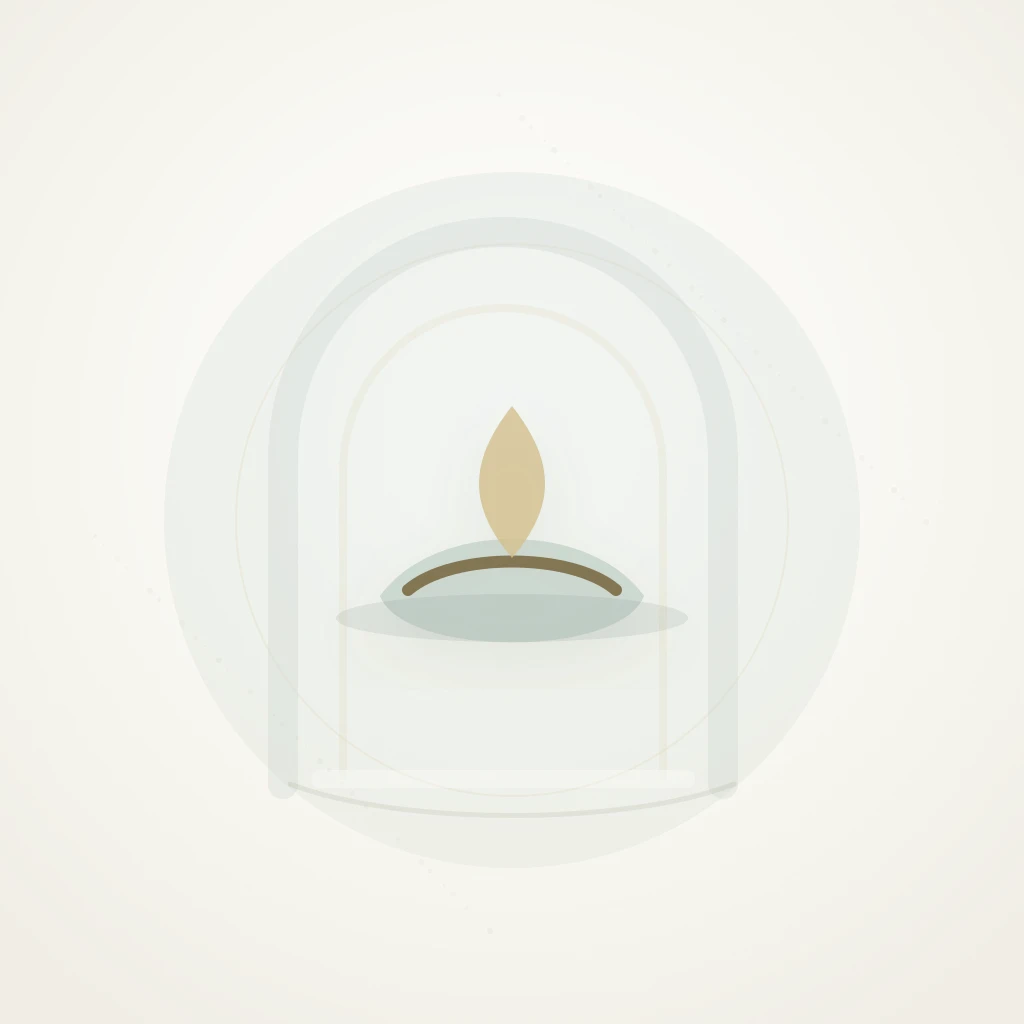 Symbolic editorial illustration representing faith and the meaning of Vera