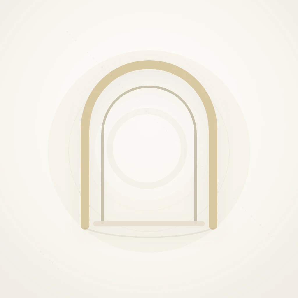 Symbolic editorial illustration representing virtue and the meaning of Zidan