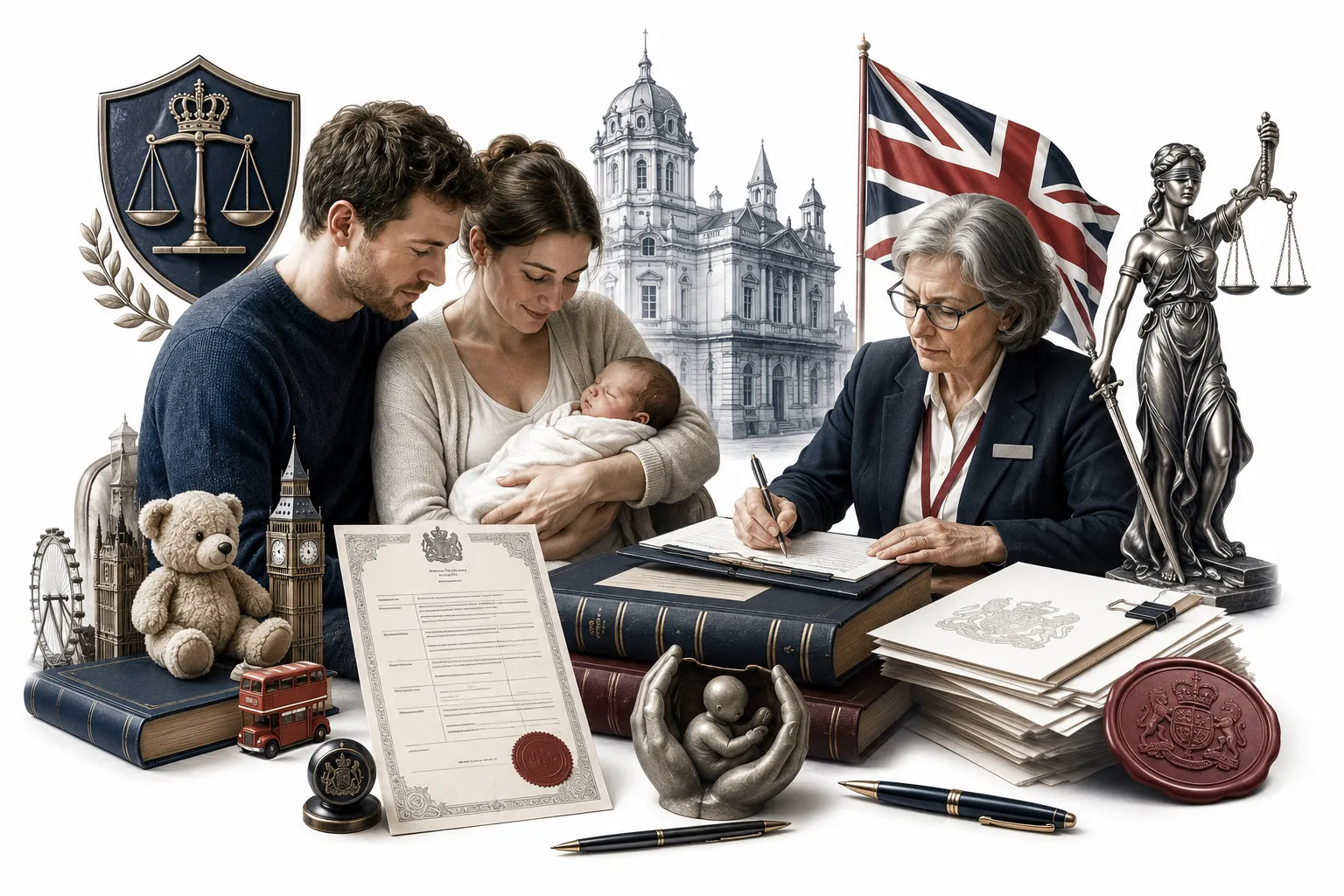 What baby names are banned in the UK illustration